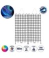 GloboStar® 90142 Digital Pixel Addressable Facade Soft Net Panel - Ψηφιακό Εύκαμπτο Δίχτυ Πάνελ Πρόσοψης Κτιρίων LED SMD 3535 192W-m2 256LED-m2 256PIXEL-m2 SPI-TTL Protocol IC UCS512B 11520lm-m2 120° DC 12V IP67 RGB - Μαύρο Σώμα - Μ100 x Π100 x Υ1.7cm